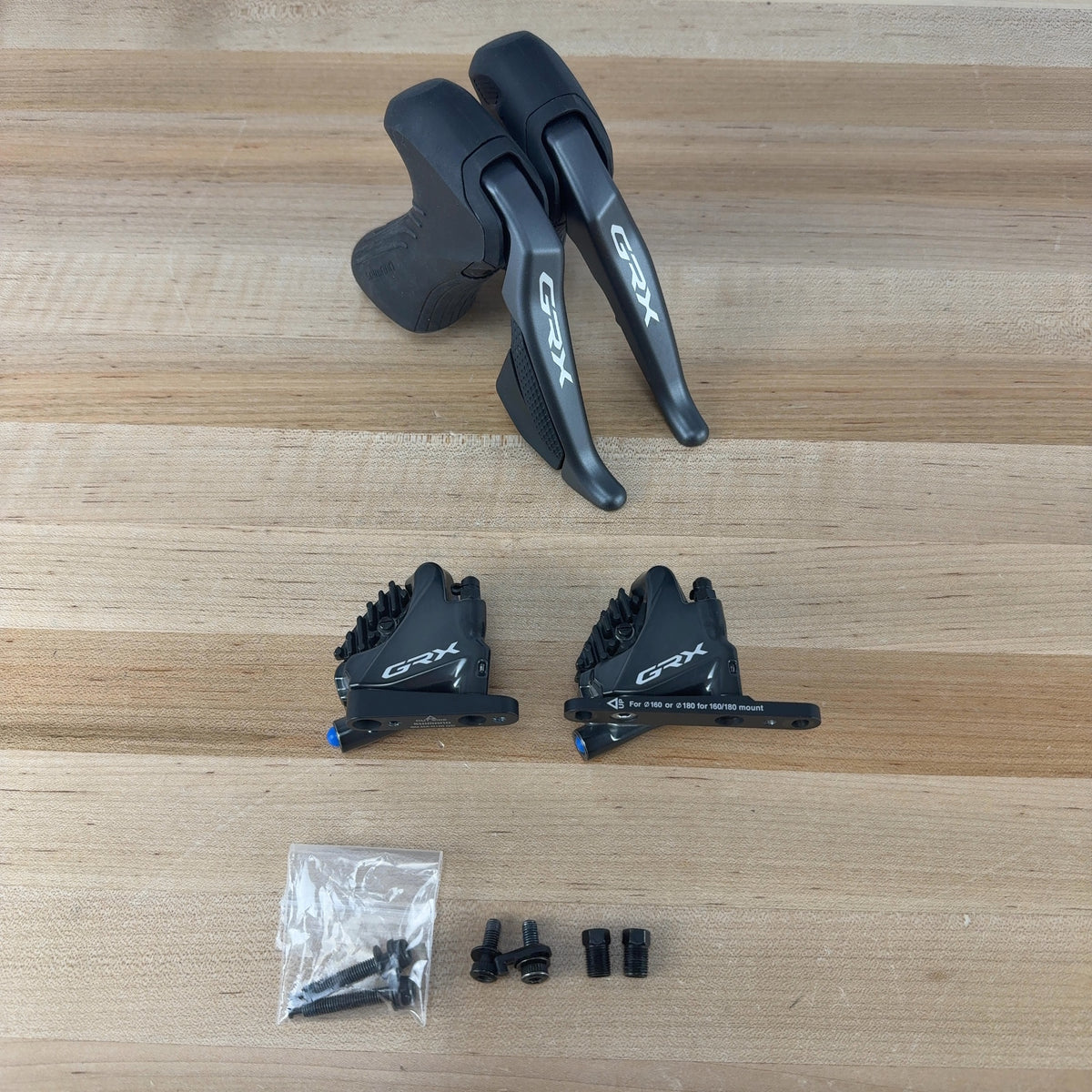 Light Use! Shimano GRX ST-RX815 Di2 Gravel 11-Speed Disc Shifters w/ Calipers
