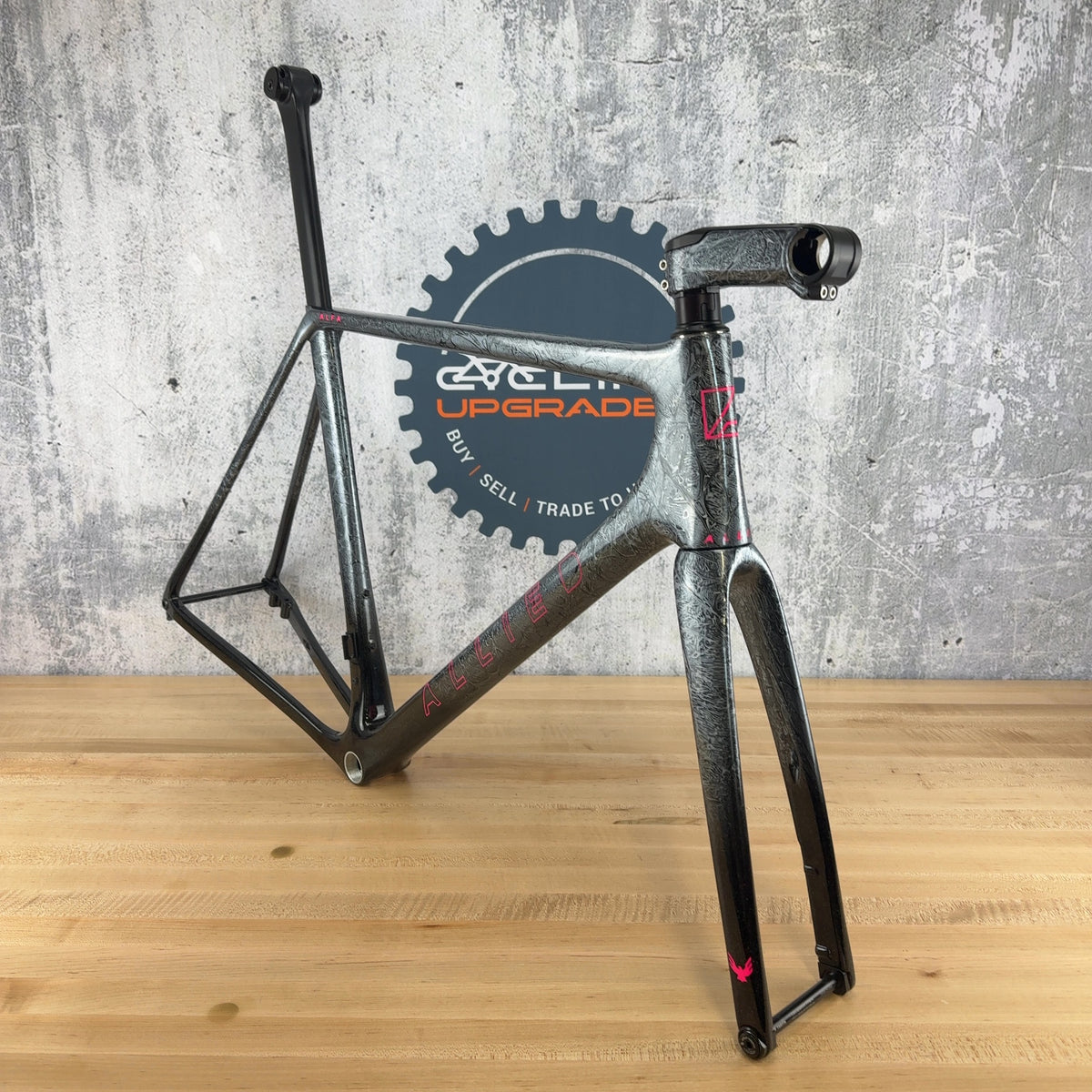 New! 2024 Allied Alfa 56cm Dark Nebula Carbon Road Bike Frameset 700c 1939g