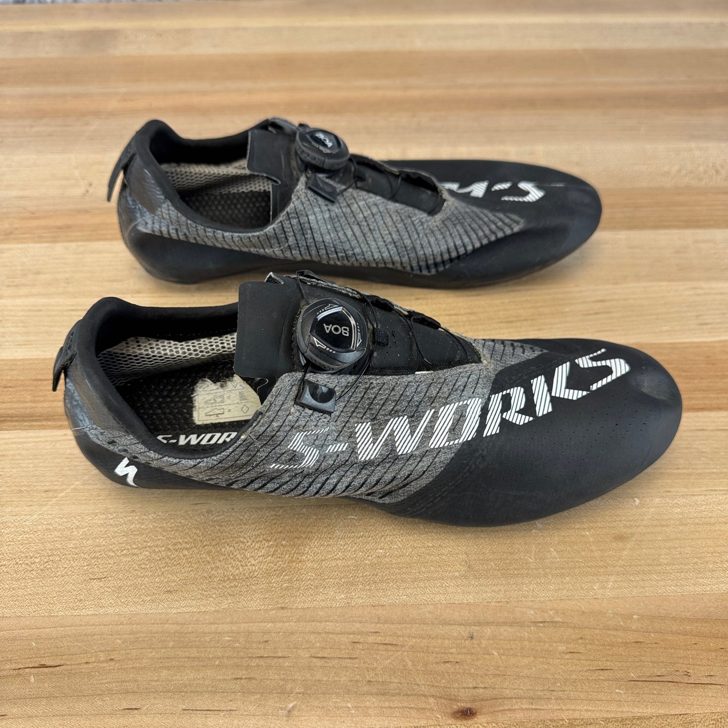 2022 Specialized S-Works Exos EU 41 Road 3-Bolt Boa Carbon Cycling Shoes 285g