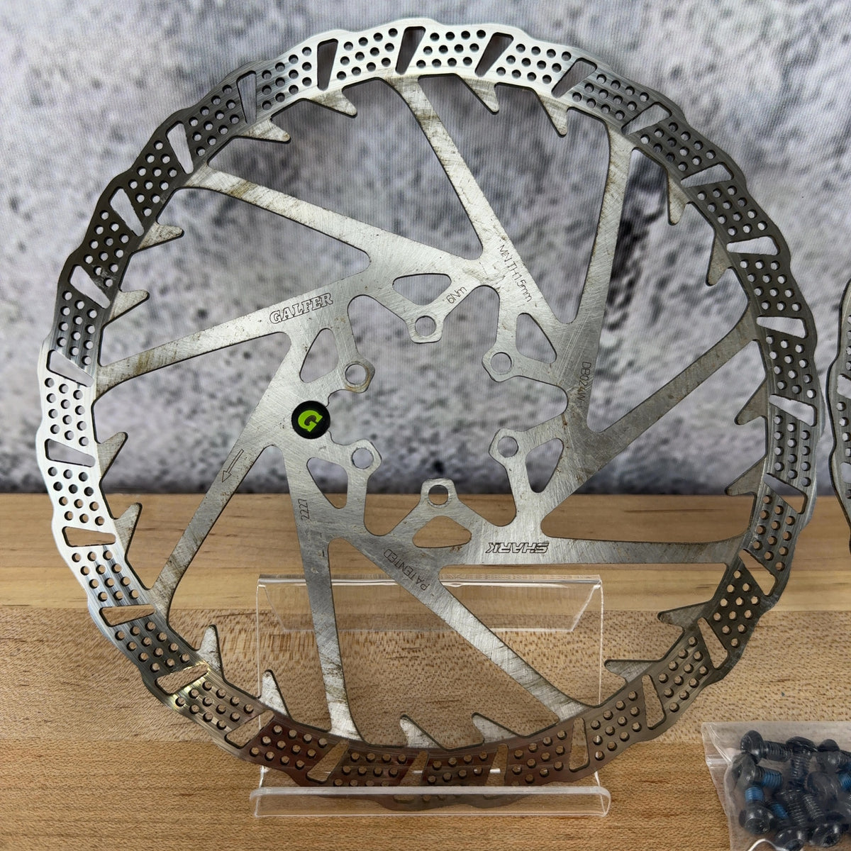 Galfer Shark 6-Bolt 203mm Mountain Bike Brake Rotors 371g — photo 3 of 6