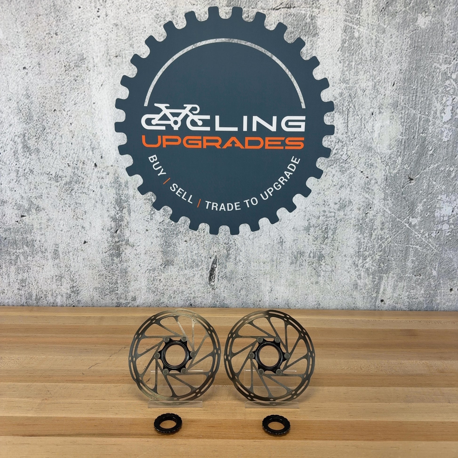 Low Mile! SRAM Centerline Centerlock 160mm Bike Disc Brake Rotors w/ Lockrings