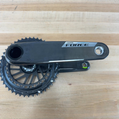Light Use! SRAM Force AXS E1 172.5mm 46/33 Carbon Dub 8-Bolt 12-Speed Crankset