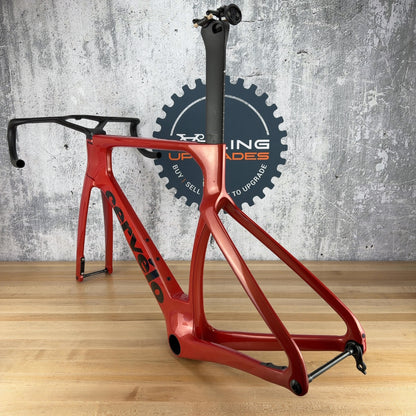 Low Mile! 2026 Cervelo S5 54cm Carnelian Carbon Road Bike Frameset Module 700c