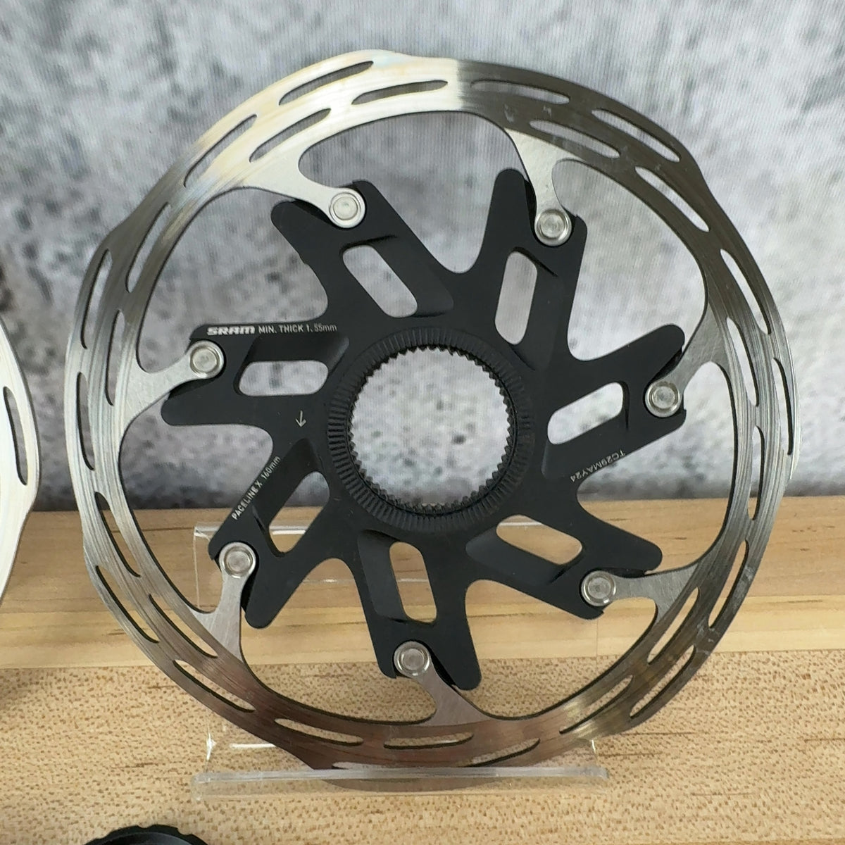 Light Use! SRAM Paceline X Center Lock 160mm/160mm Bike Disc Brake Rotors 280g — photo 4 of 6