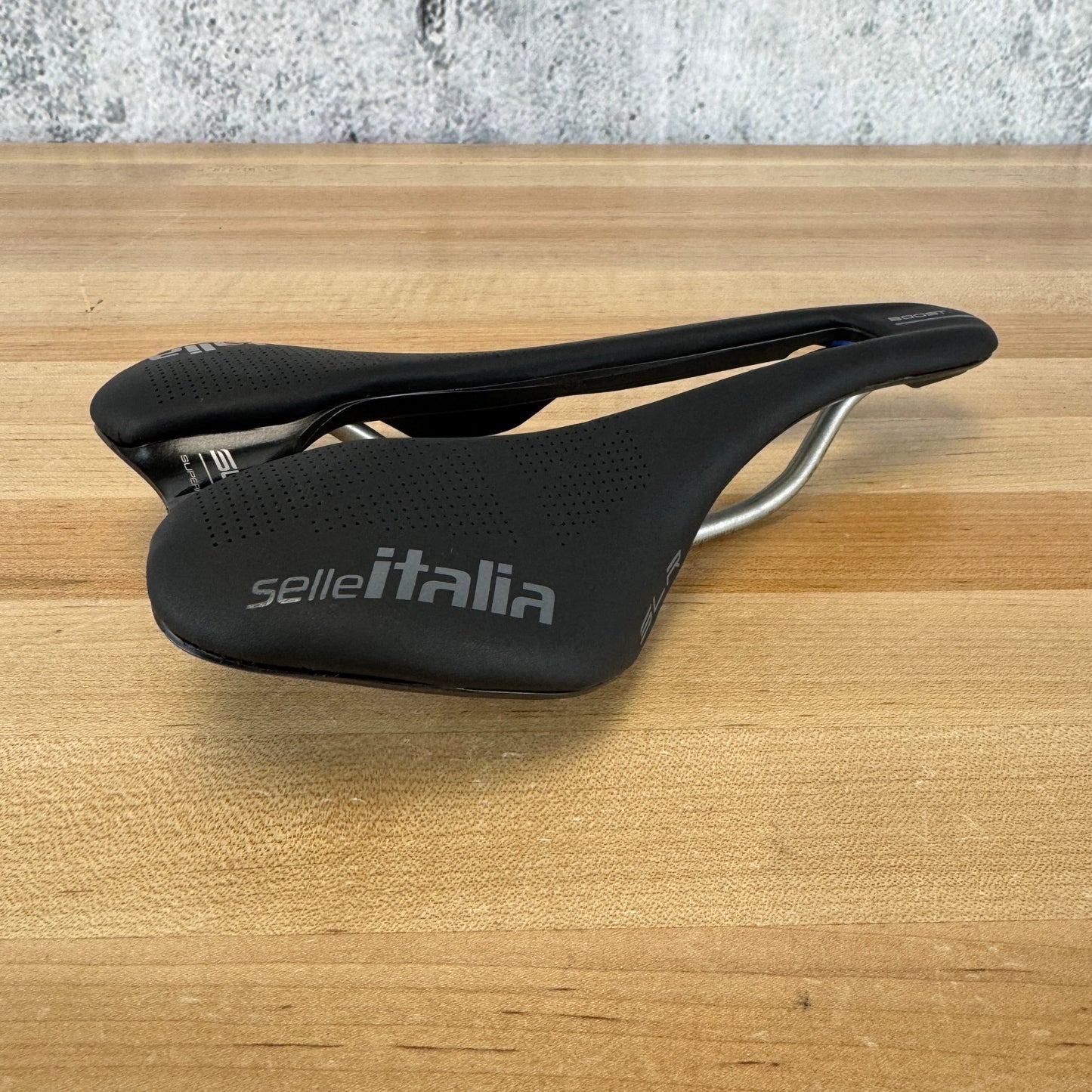 Low Mile! Selle Italia SLR Boost Ti 316 Superflow 145mm Ti 316 Rails Saddle 170g
