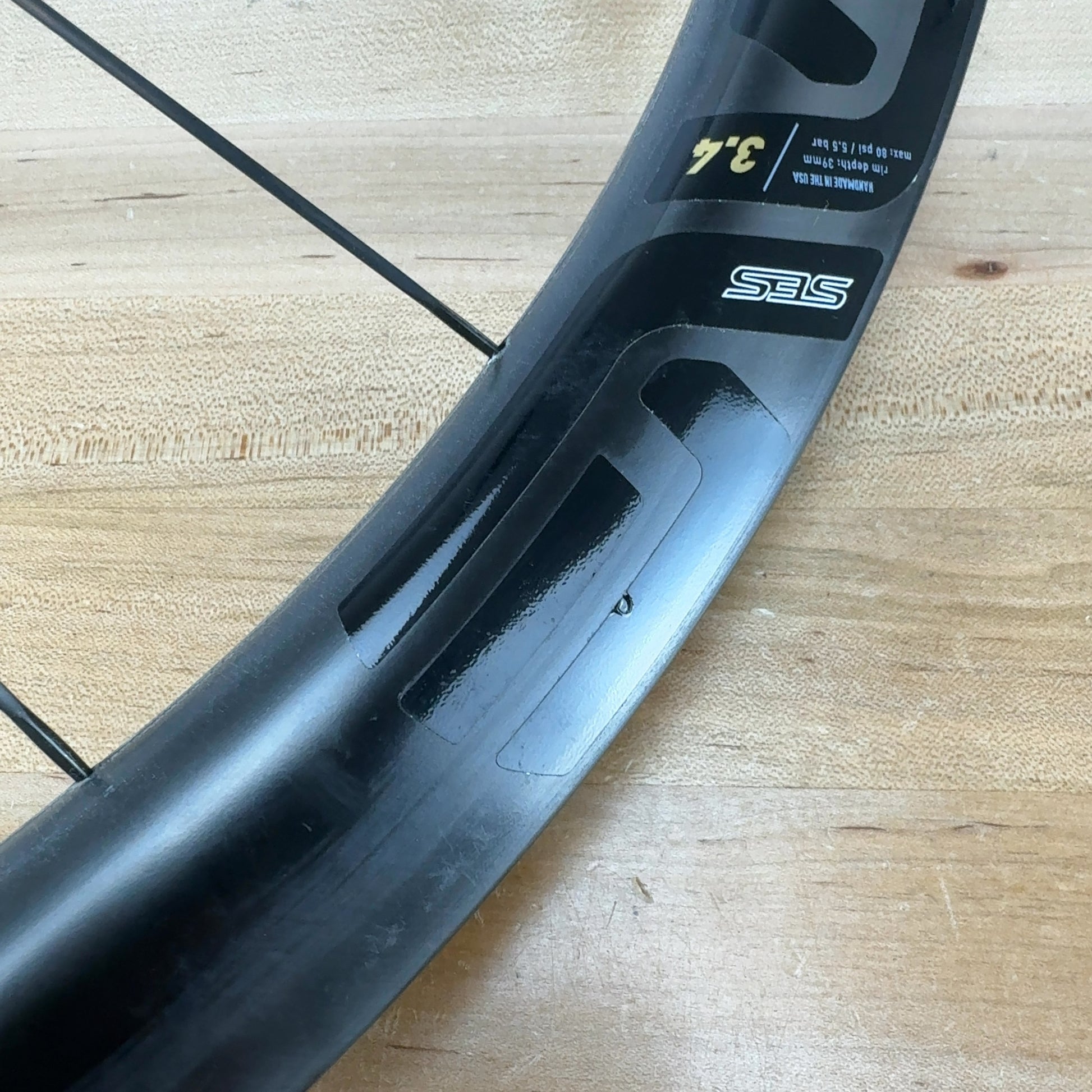 Low Mile! Enve SES 3.4 Innerdrive 25mm Internal Carbon Bike Wheelset 700c 1448g