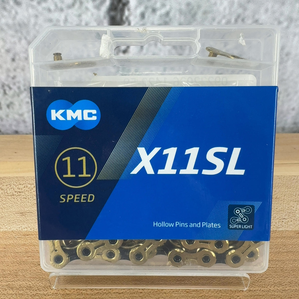 KMC X11 SL Hollow Pins & Plates 11-Speed Gold Chain 273g — photo 1 of 4