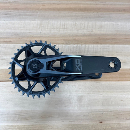 Low Mile! SRAM Eagle X0 T-Type AXS Power Meter Crankset with Chainrings