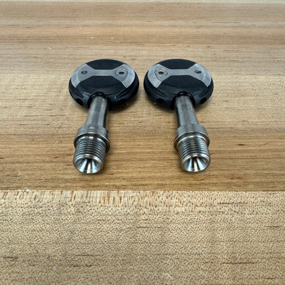 Light Use! Speedplay X1 Titanium Spindle Dual-Sided Clipless Road Bike Pedals