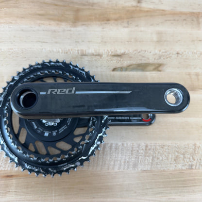 Low Mile! SRAM Red AXS Power Meter E1 50/37t 165mm Crankset