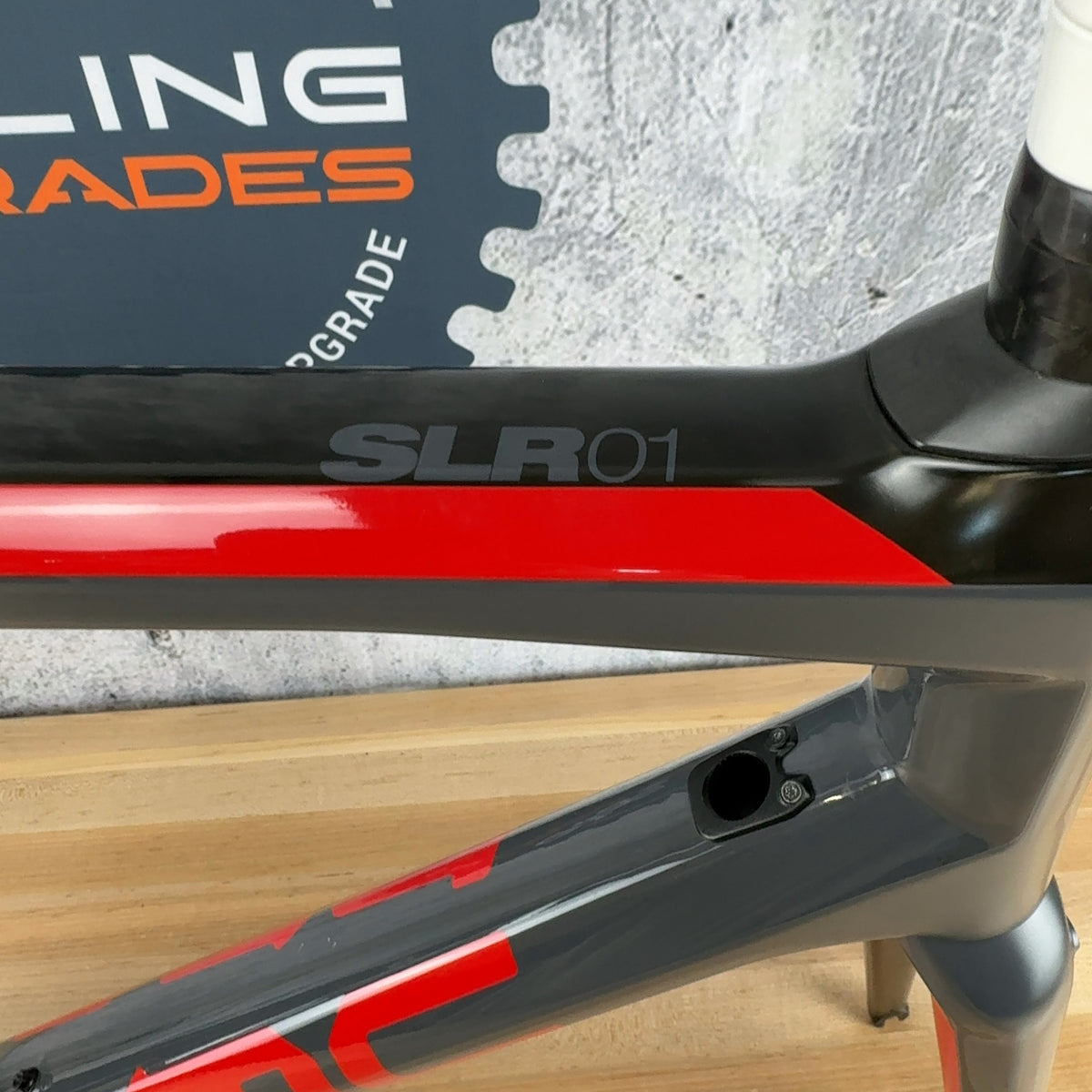 Low Mile! 2019 BMC Teammachine SLR 01 58cm Carbon Grey Rim Brake Frameset 1684g