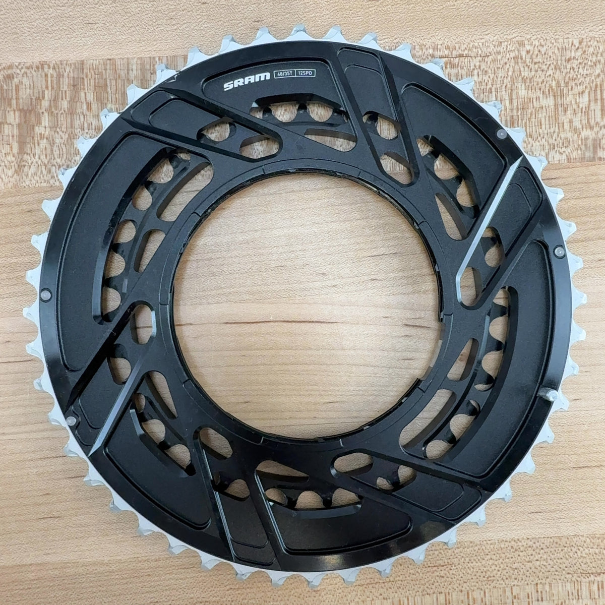 Low Mile! 2026 SRAM Force Thread Mount Chainring 48/35t 12-Speed Chainring Set