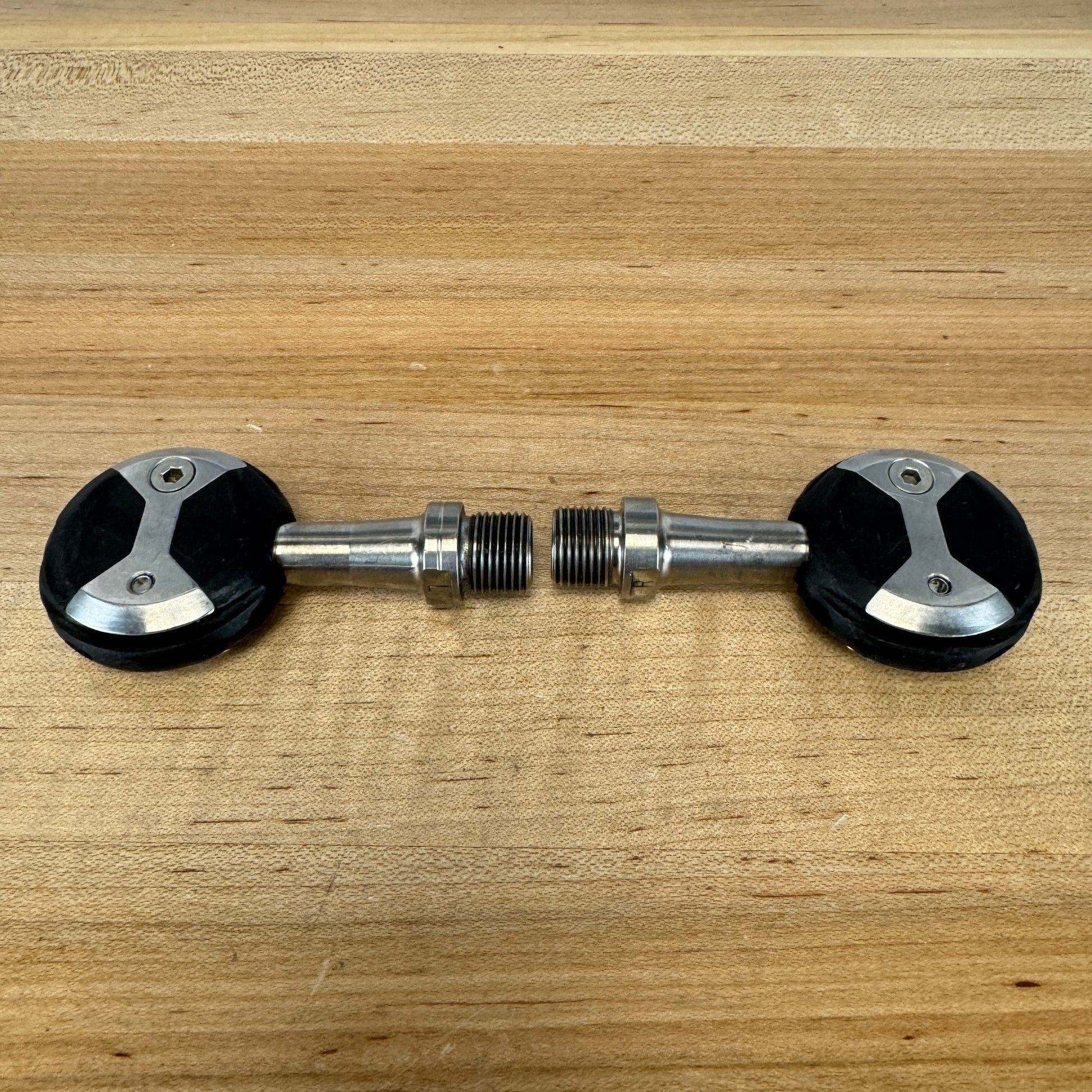 Light Use! Speedplay X1 Titanium Spindle Dual-Sided Clipless Road Bike Pedals