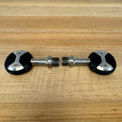 Light Use! Speedplay X1 Titanium Spindle Dual-Sided Clipless Road Bike Pedals