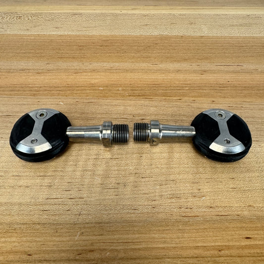 Light Use! Speedplay X1 Titanium Spindle Dual-Sided Clipless Road Bike Pedals
