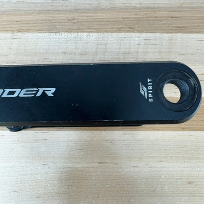 Light Use! Croder Spirit 150mm 8-Bolt 24mm Black Alloy Crank Arm Assembly 492g