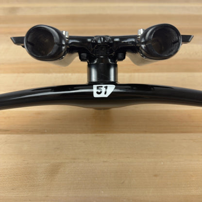 51 Speedshop Mono-Riser Aerobar Carbon TT/Triathlon Bike Cockpit Handlebar