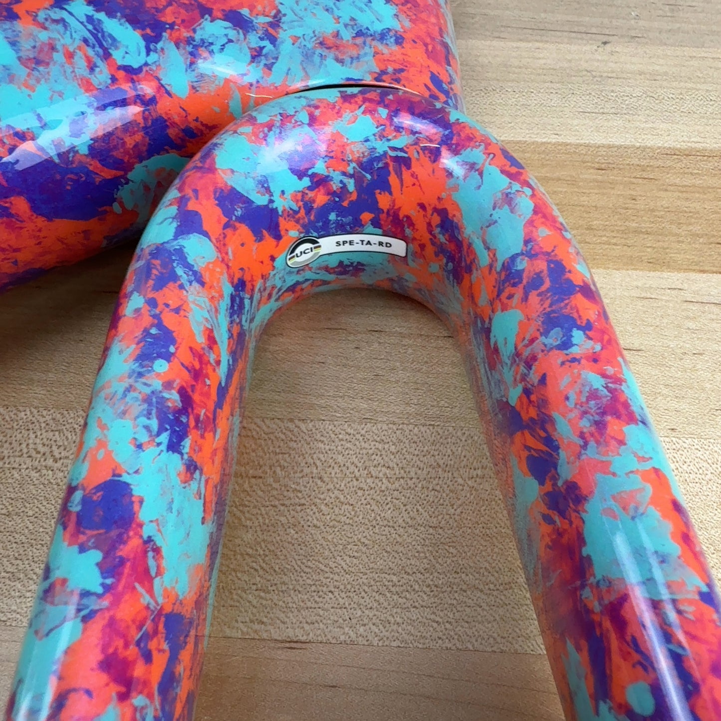 New! 2023 Specialized S-Works Tarmac SL7 58cm Gloss Marbled Lagoon Frameset