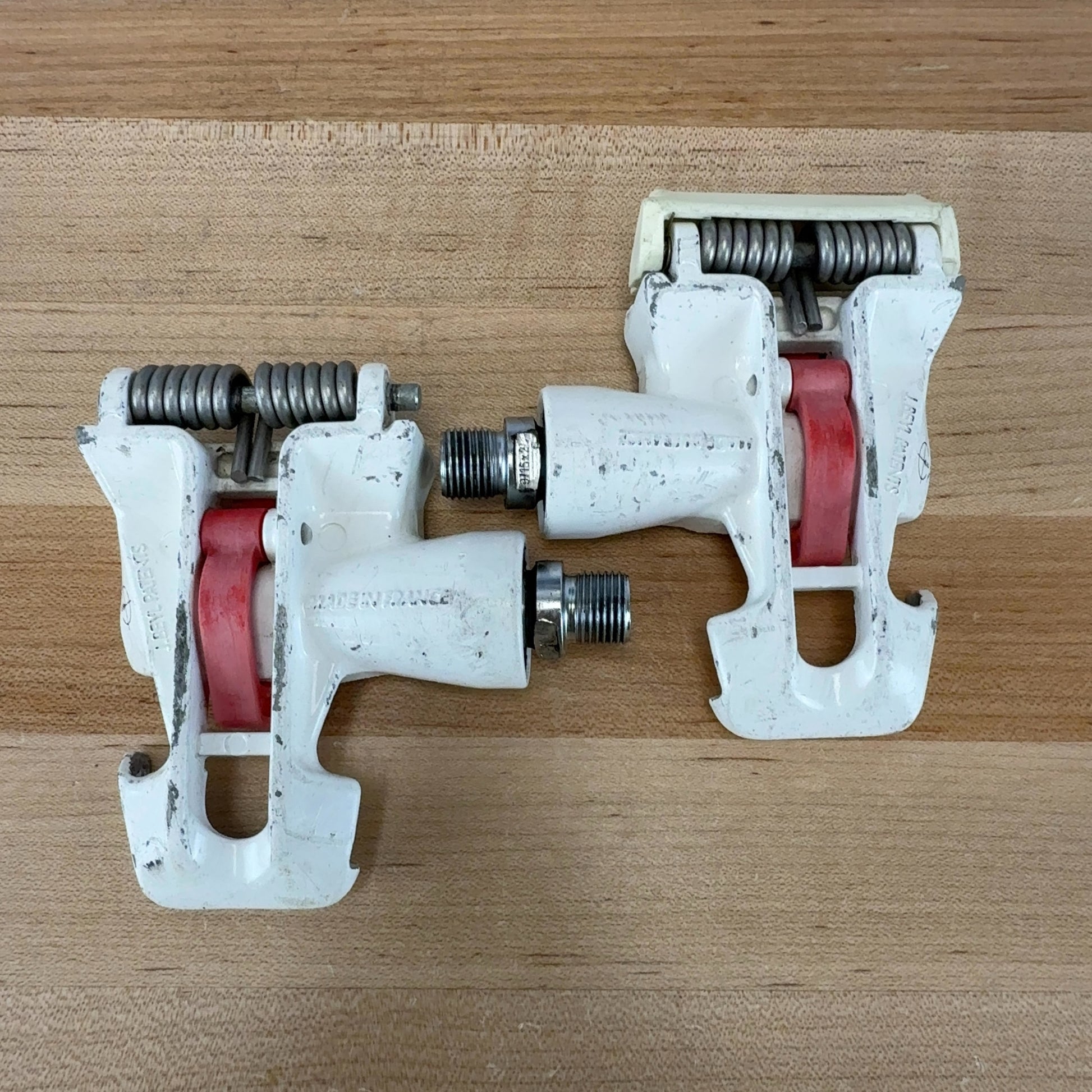 Time Bioperformance White Alloy Vintage Clipless Bike Pedals 464g