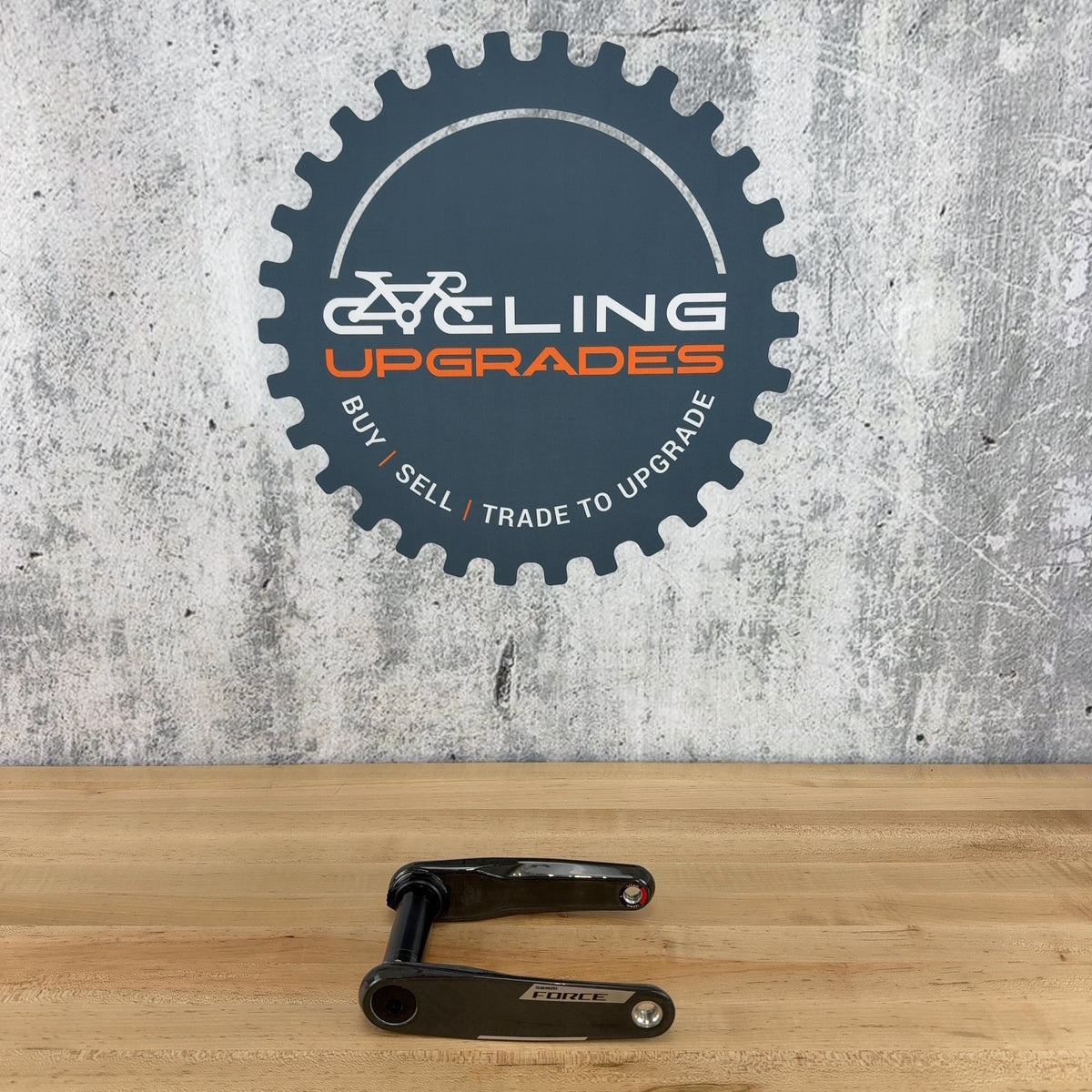 New Take Off! SRAM Force AXS E1 165mm 8-Bolt Carbon Crank Arm Assembly MSRP $180 — photo 2 of 9