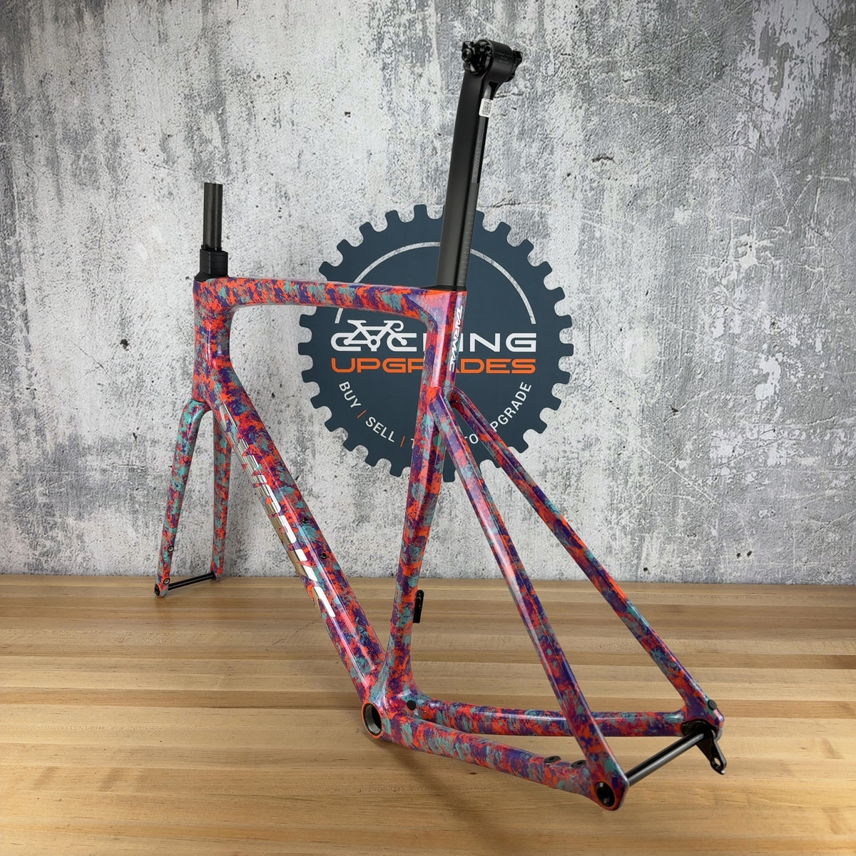New! 2023 Specialized S-Works Tarmac SL7 58cm Gloss Marbled Lagoon Frameset