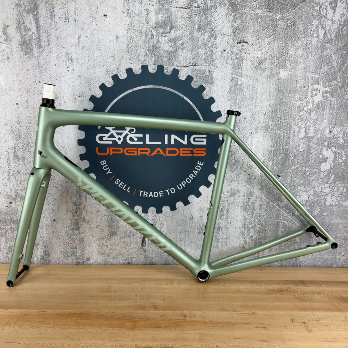 Low Mile! Specialized Aethos Pro 58cm 10r Carbon Sage Frameset 700c 1292g