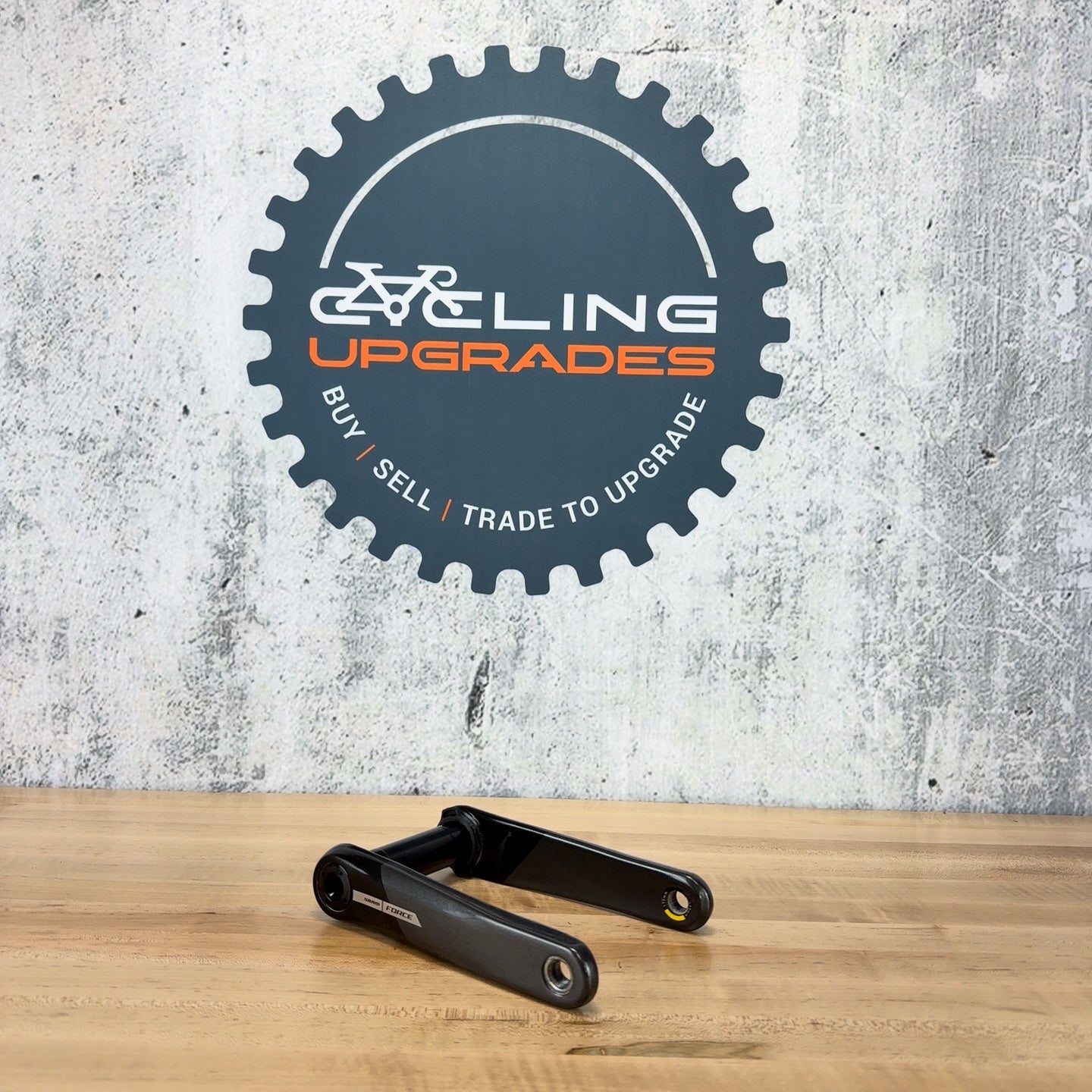 Low Mile! SRAM Force AXS D2 175mm DUB Carbon 8-Bolt Crankset without Chainrings