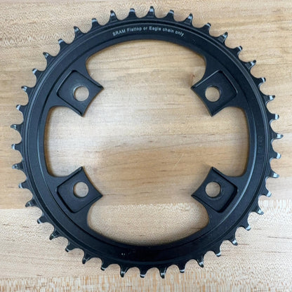 Light Use! SRAM X-Sync 4-Bolt 107 BCD 42t 1x Gravel Bike Chainring 81g