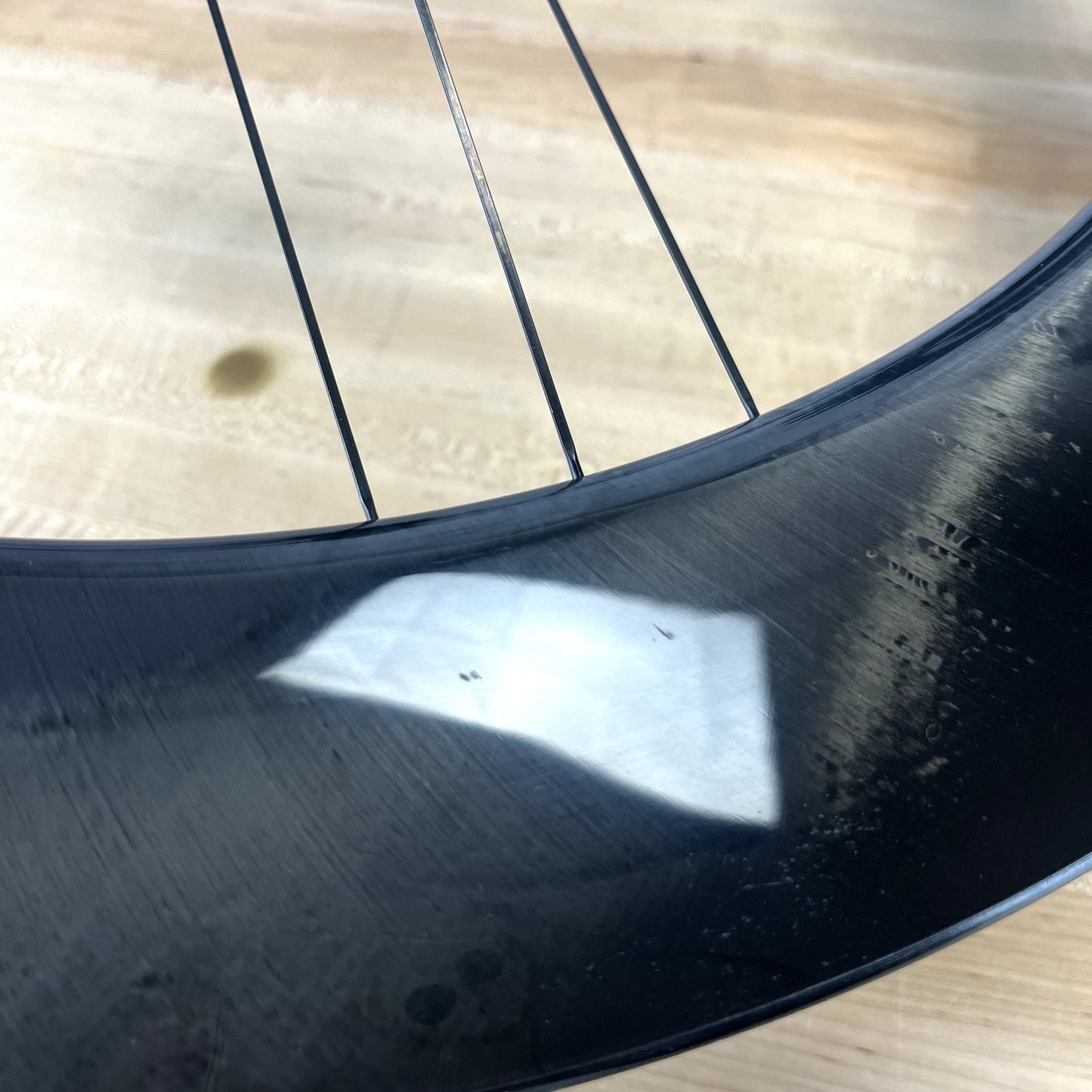 Low Mile! Campagnolo Bora Ultra WTO 80mm Carbon Disc Brake Tubeless 2-Way Fit Cult Ceramic Front Wheel