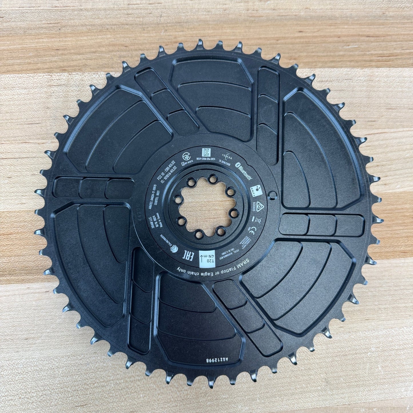 Low Mile! SRAM Red AXS Aero Power Meter Kit 52t Alloy 1x Chainring