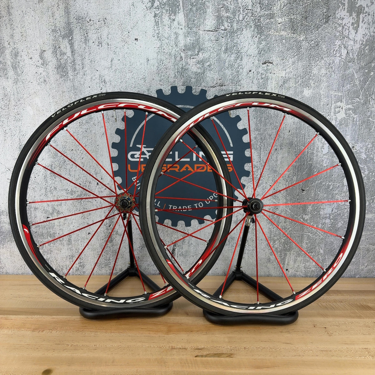 Low Mile! Fulcrum Racing Zero Tubular Rim Brake QR Alloy Road Bike Wheelset 700c — photo 2 of 12