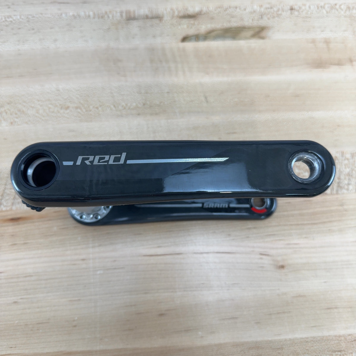 Low Mile! SRAM Red AXS E1 165mm 8-Bolt Carbon Bike Crank Arm Assembly 326g — photo 4 of 9