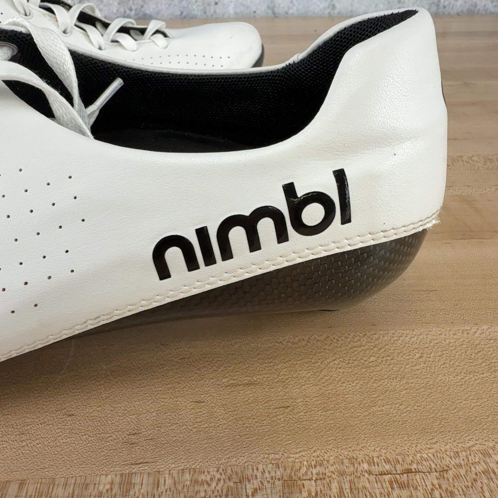 Nimbl Ultimate Air EU 46 Carbon 3-Bolt Solestar BLK Insoles Lace Cycling Shoes