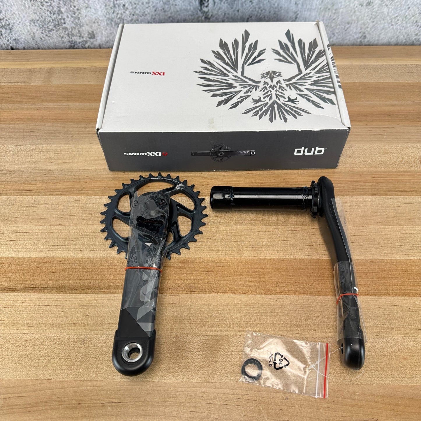 New! SRAM Eagle XX1 175mm CL55 12-Speed 32t 3-Bolt Carbon Crankset w/ Chainring