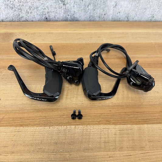 Light Use! Shimano Dura-Ace ST-R9180 Di2 TT/Tri Carbon Brake Levers w/ Calipers