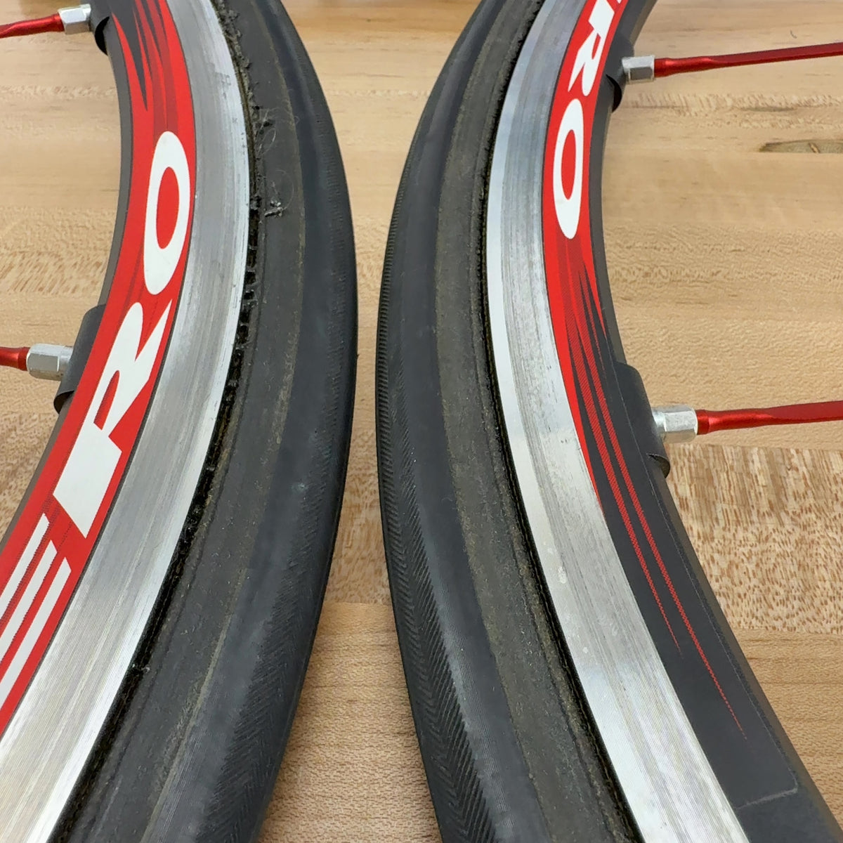 Low Mile! Fulcrum Racing Zero Tubular Rim Brake QR Alloy Road Bike Wheelset 700c — photo 12 of 12