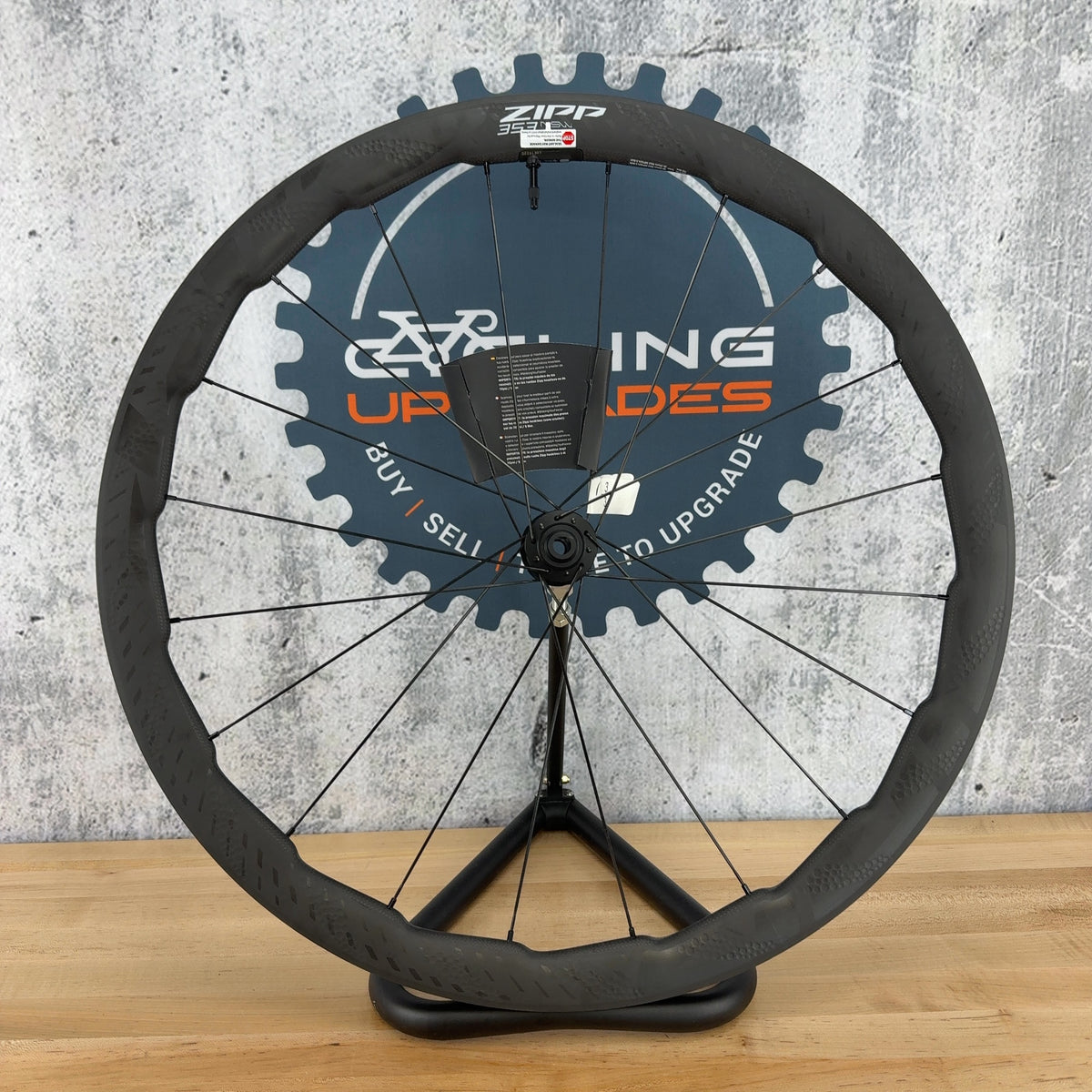 New! Zipp 353 NSW ZR1 SL Ceramic Hubs AXS Sensor Carbon Front Wheel MSRP $1950 — photo 3 of 6