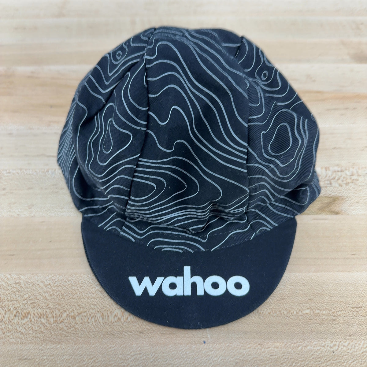 Wahoo Black/White Contour Pattern One Size Cycling Cyclist Cap — photo 3 of 5