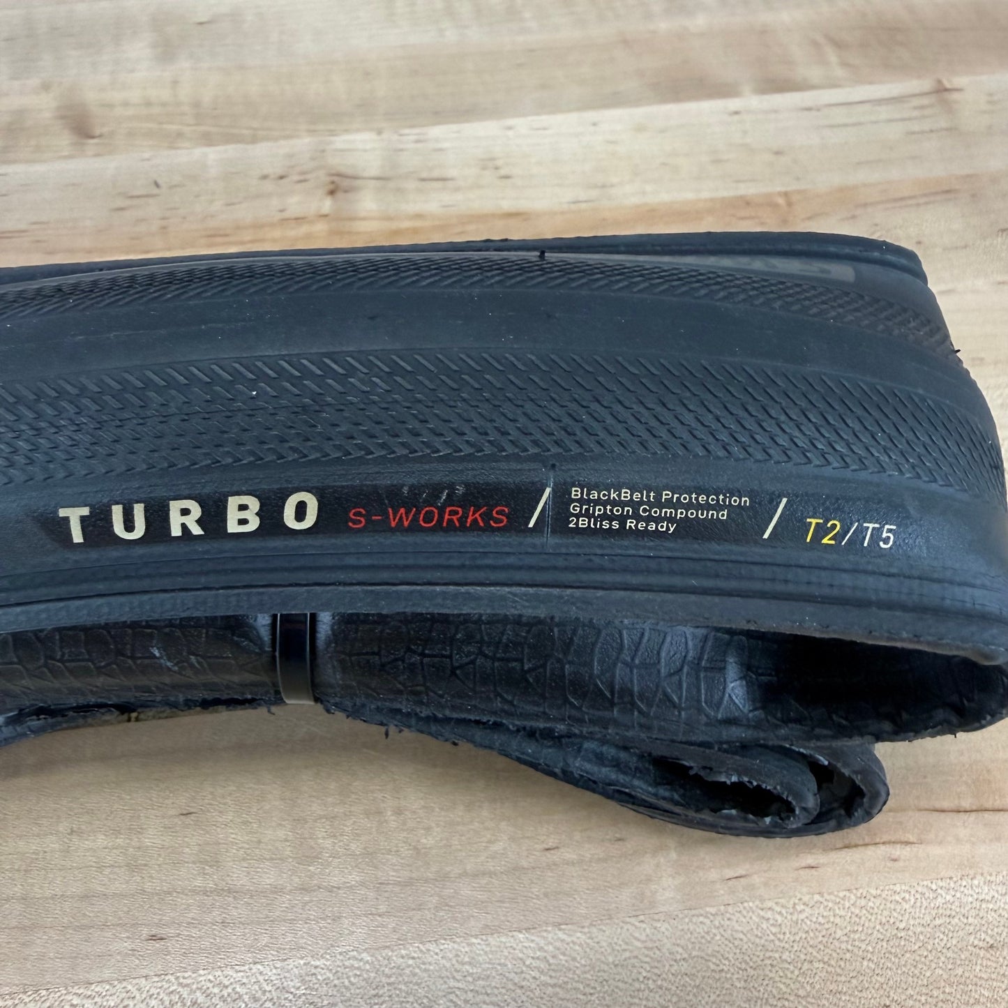 Light Use! Pair Specialized S-Works Turbo T2/T5 28mm Tubeless Road Bike Tires