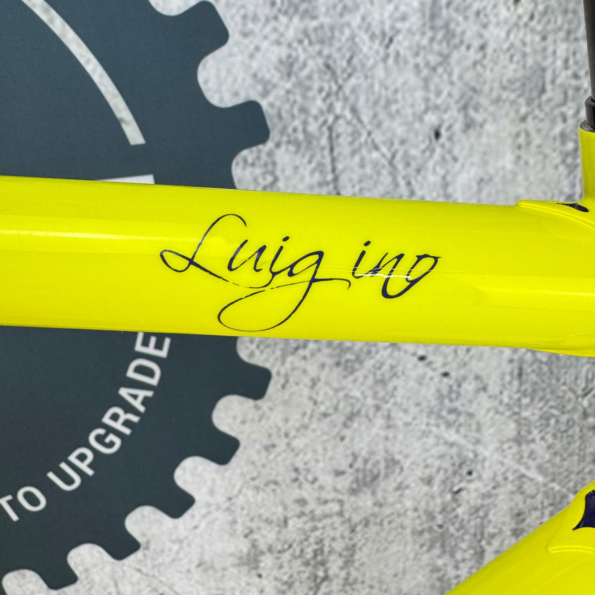 New! 2023 Dario Pegoretti Luigino Vintage 54cm Yellow Steel Rim Brake Frameset