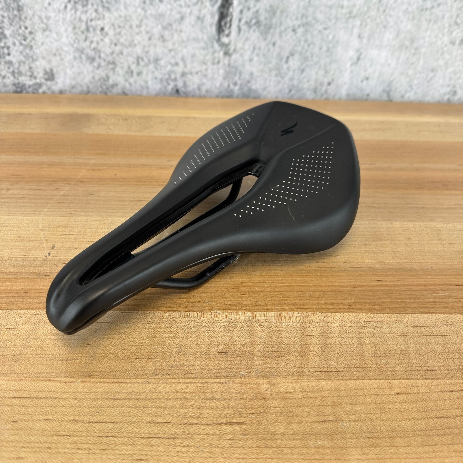 Specialized Power Comp 143mm 7x7mm Steel Rails Black Bike Saddle 232g