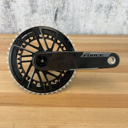 Light Use! SRAM Force AXS E1 172.5mm 46/33 Carbon Dub 8-Bolt 12-Speed Crankset