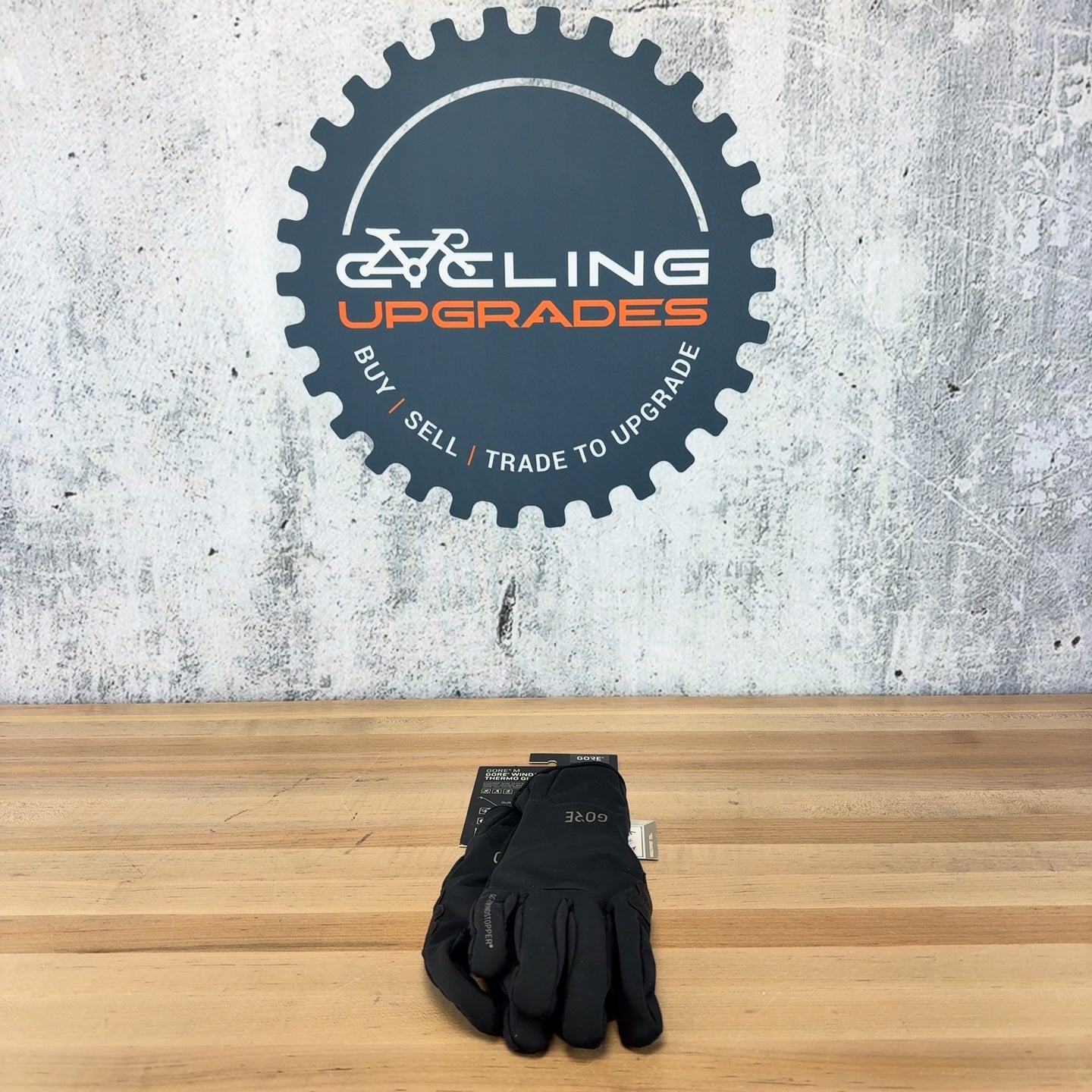 New! Gore Gore Windstopper Thermo Gloves XL Black Cycling Gloves