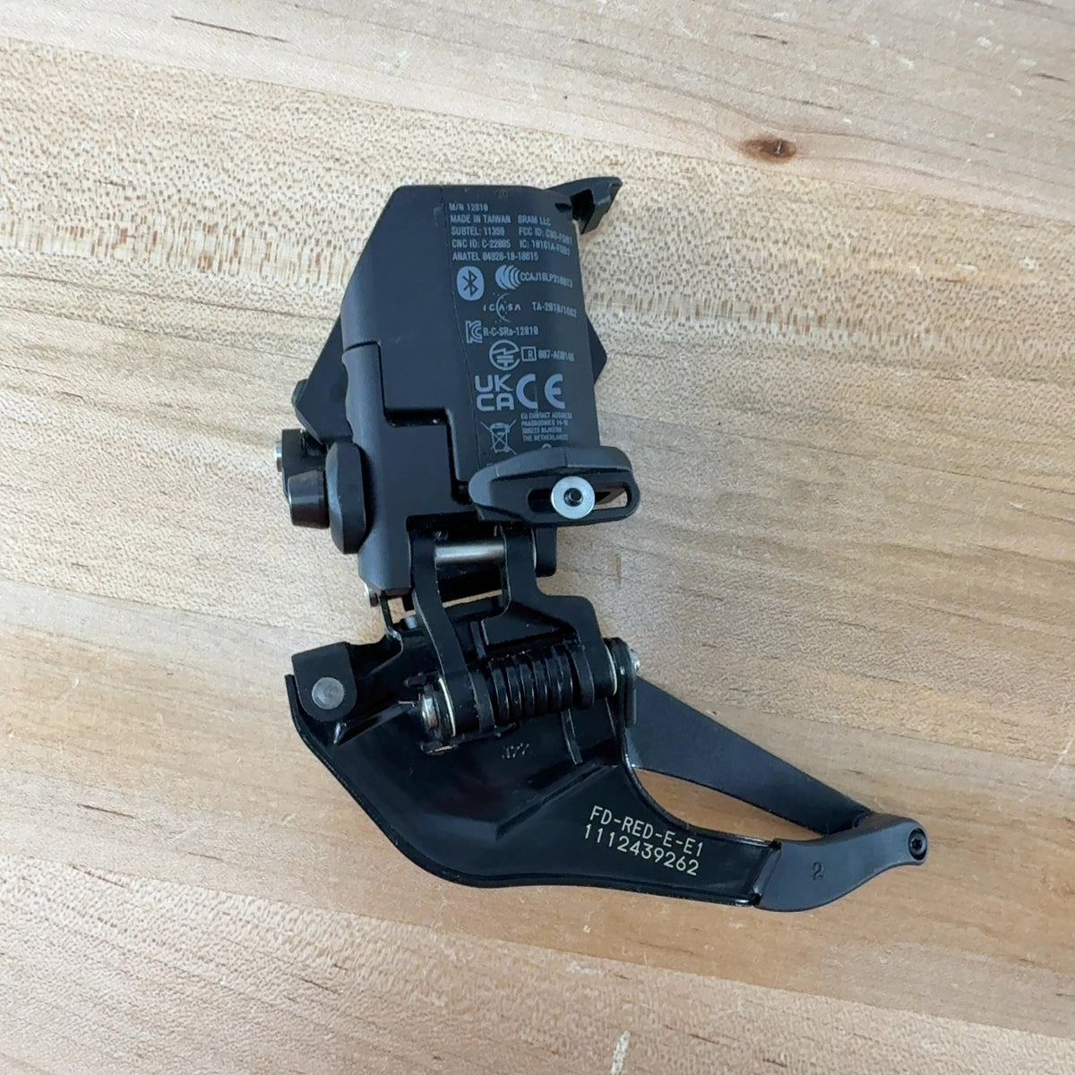 Low Mile! SRAM Red AXS E1 12-Speed Electronic Front Derailleur 175g w/ Battery