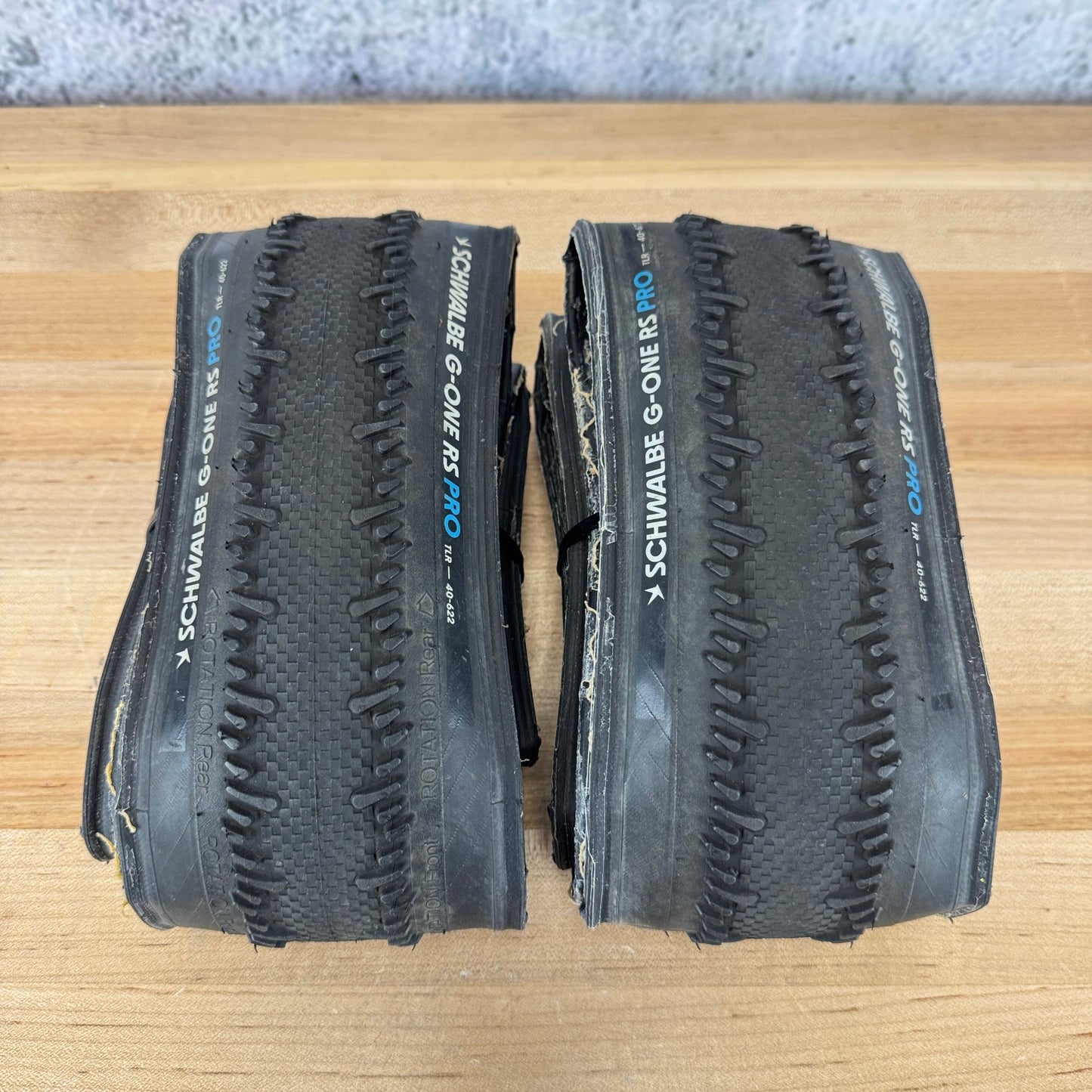 Pair Schwalbe G-One RS Pro 700x40mm 700c x 40mm Tubeless Gravel Tires