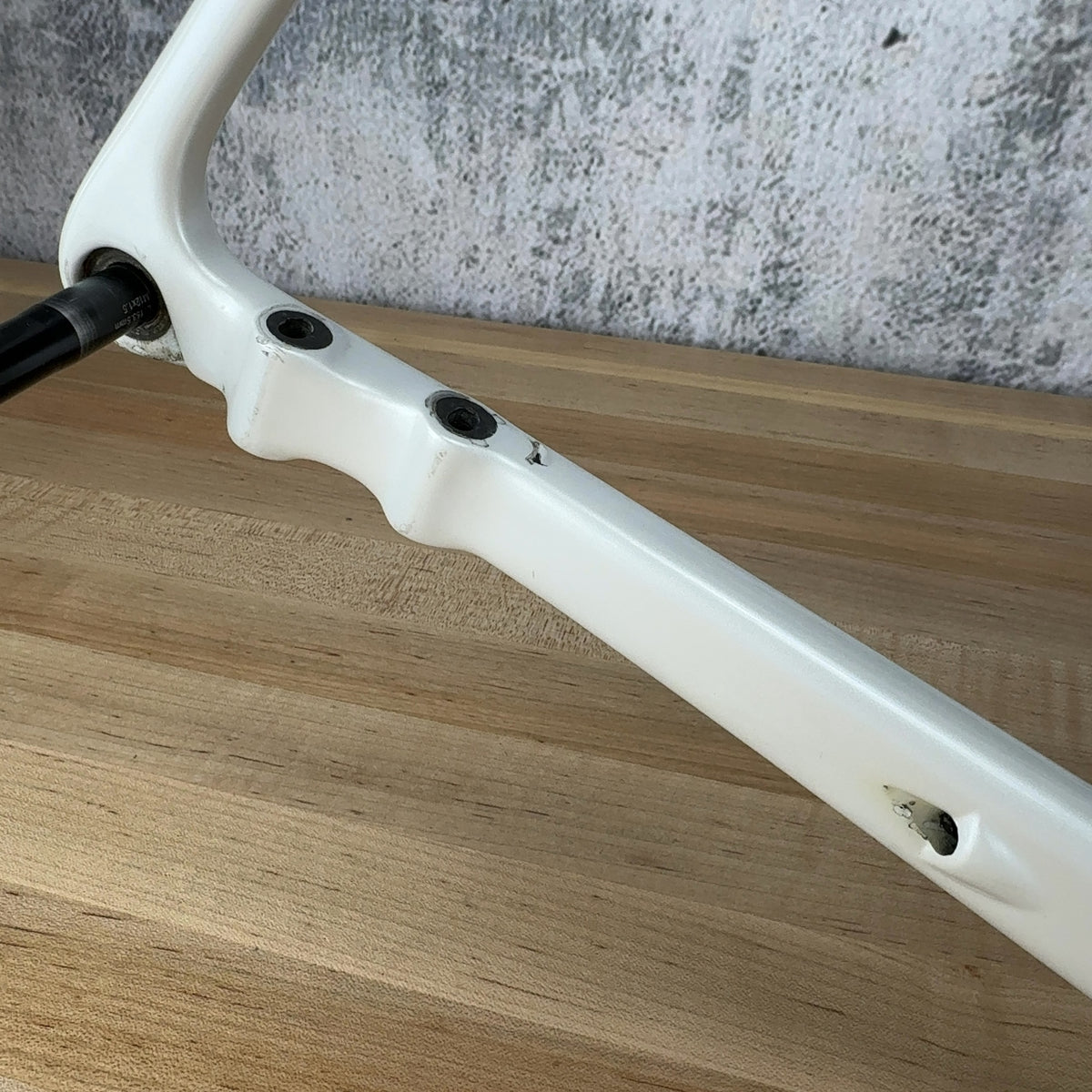 Low Mile! Aurum Magma 51cm Arctic White Carbon Road Bike Frameset 700c 1503g