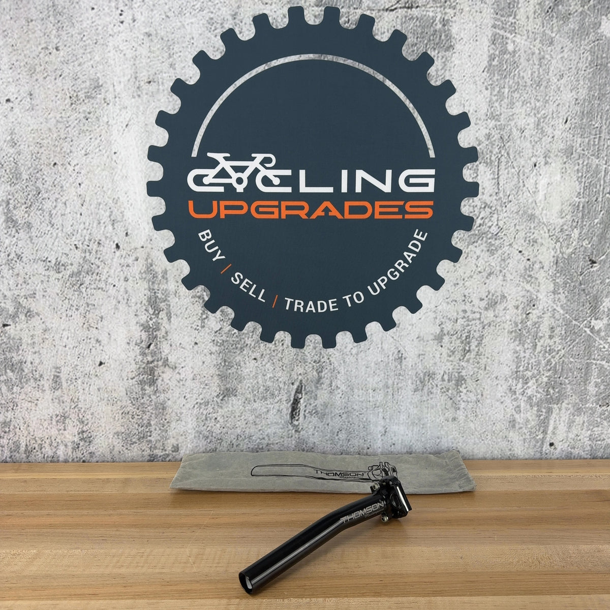 Low Mile! Thomson Masterpiece Layback 27.2x240mm 16mm Setback Bike Seatpost 160g