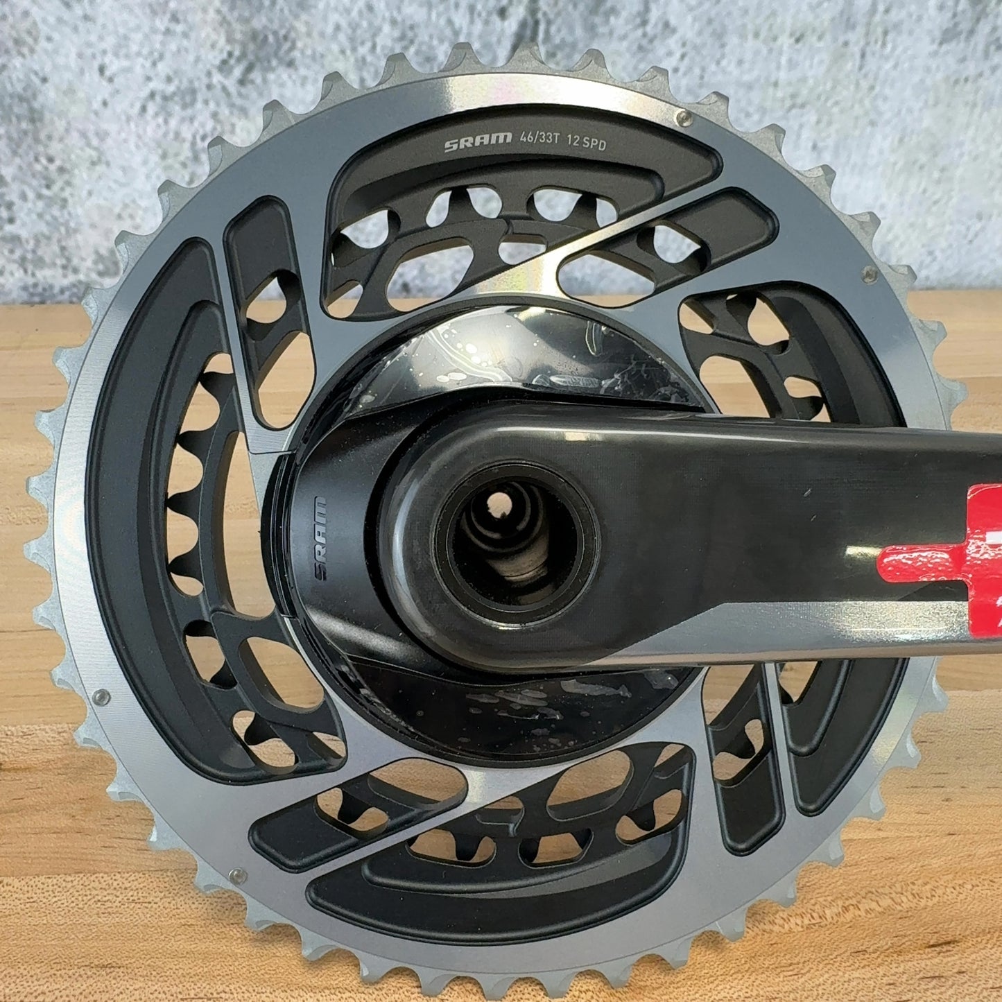 New! SRAM Red AXS D1 24mm 167.5mm 46/33t Carbon DUB 8-Bolt 12 Speed Crankset