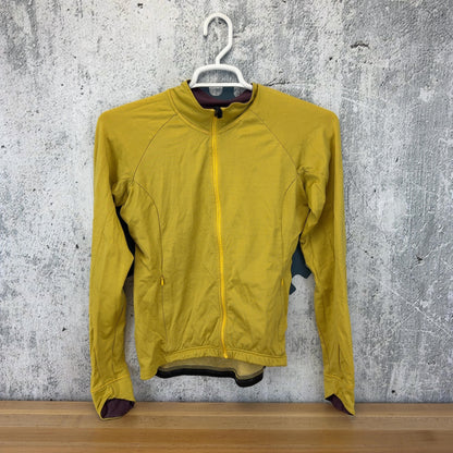 Velocio Recon Large Mustard Yellow Women's Cold Weather Cycling Jacket