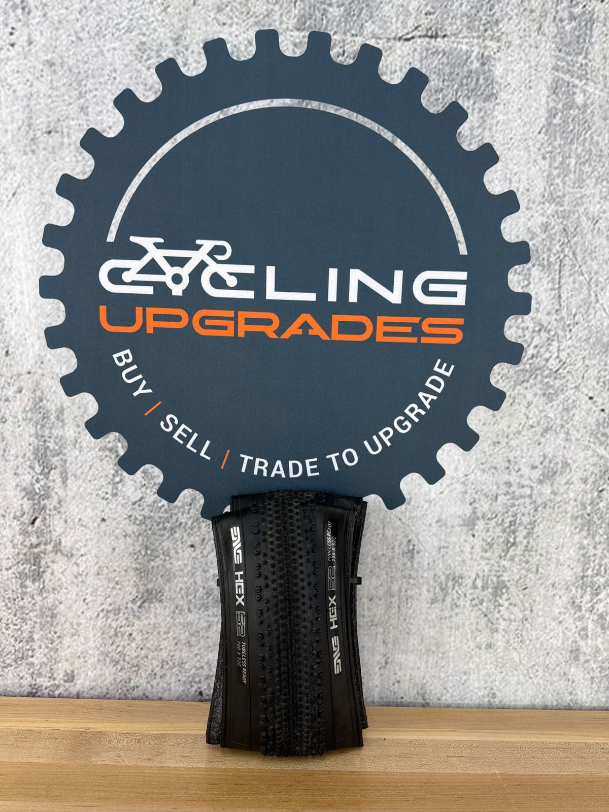 Light Use! Enve Hex 700c x 52mm Kevlar Tubless Black Single Gravel Tire 557g